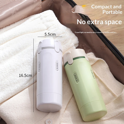 ARVONELLE TravelFlow 4-in-1 Leakproof Toiletry Dispenser