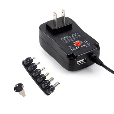 The adapter body and voltage selector