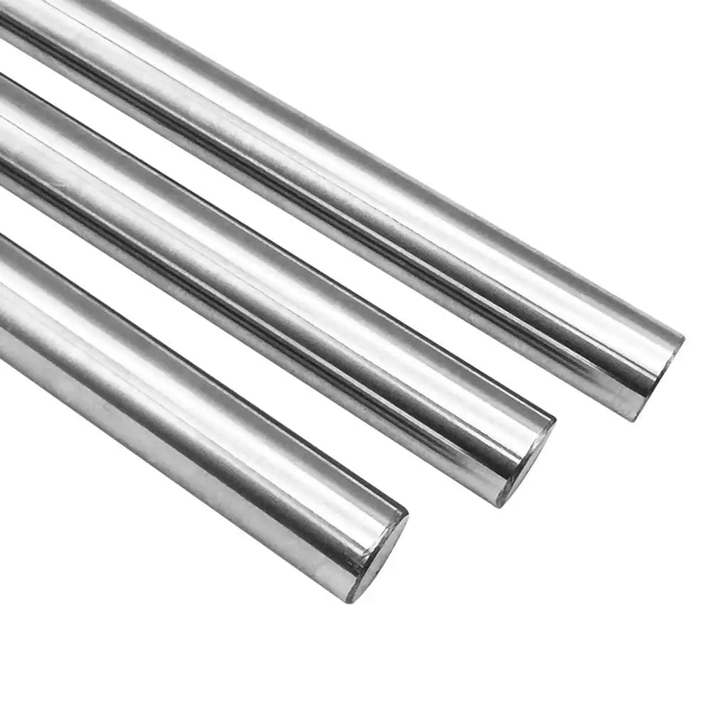 Chrome plated hardened steel rods of several diameters