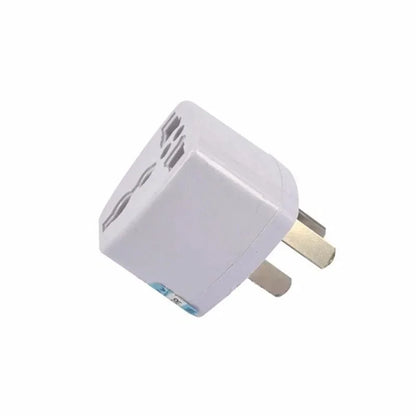 Angled view showing the earth pin
