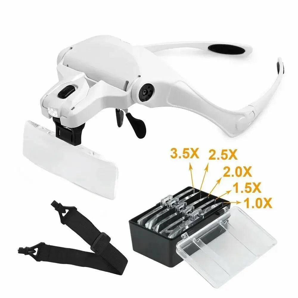 Four interchangeable lenses