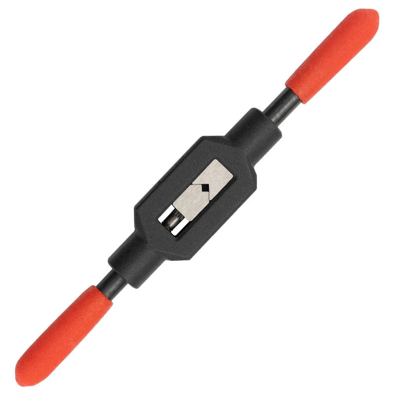 The tap wrench and its adjustable jaws
