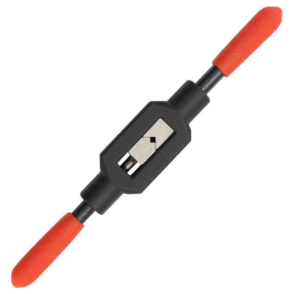 The tap wrench and its adjustable jaws