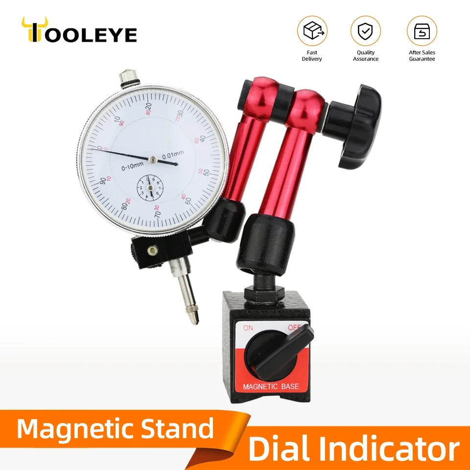 Dial indicator with magnetic base