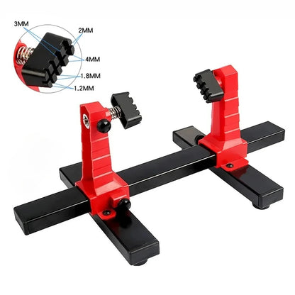 Sprung rails holding the board edge
