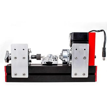 Mini metal lathe, 24 W, for brass, aluminium and wood
