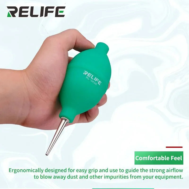 Brush retracted into the body