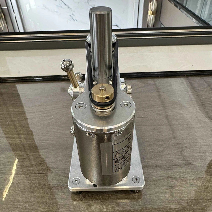 Mini drill press head and chuck
