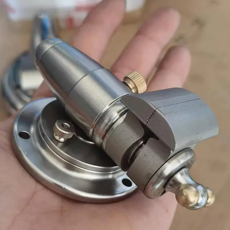 Stainless rotating bench vise on a 360 degree base