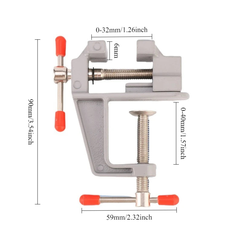 Clamp-on bench vise jaws