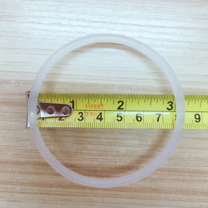 Round transparent rubber drive belt