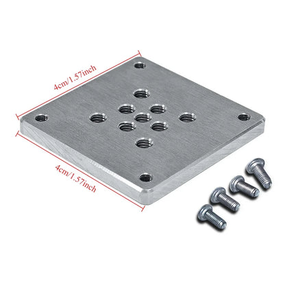 The plate measured at 4 cm on each side