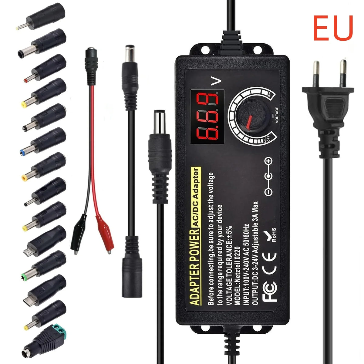 Adjustable bench power supply