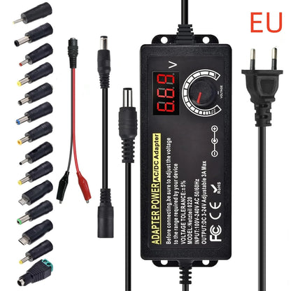 Adjustable bench power supply