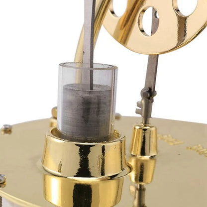 Low-temperature Stirling engine, runs on a cup of hot water
