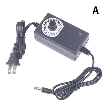 The speed-control power supply with a US plug, dial marked off to max