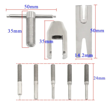 Pinion and pulley puller for small motors