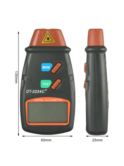 Laser tachometer, non-contact