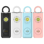 Personal safety alarm keychain, 130dB siren and strobe — view 6