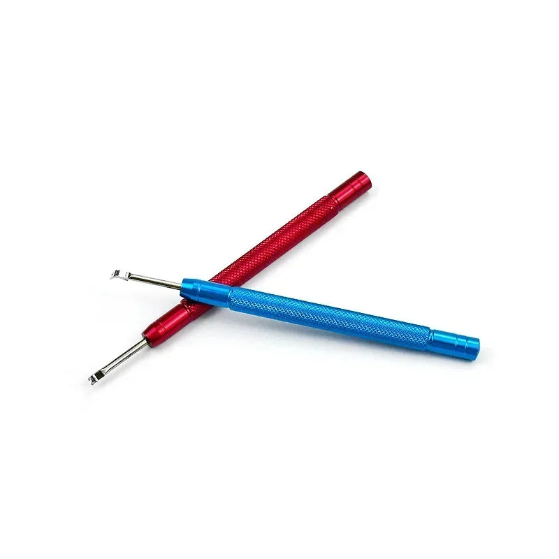 Steel tips on the aluminium bodies