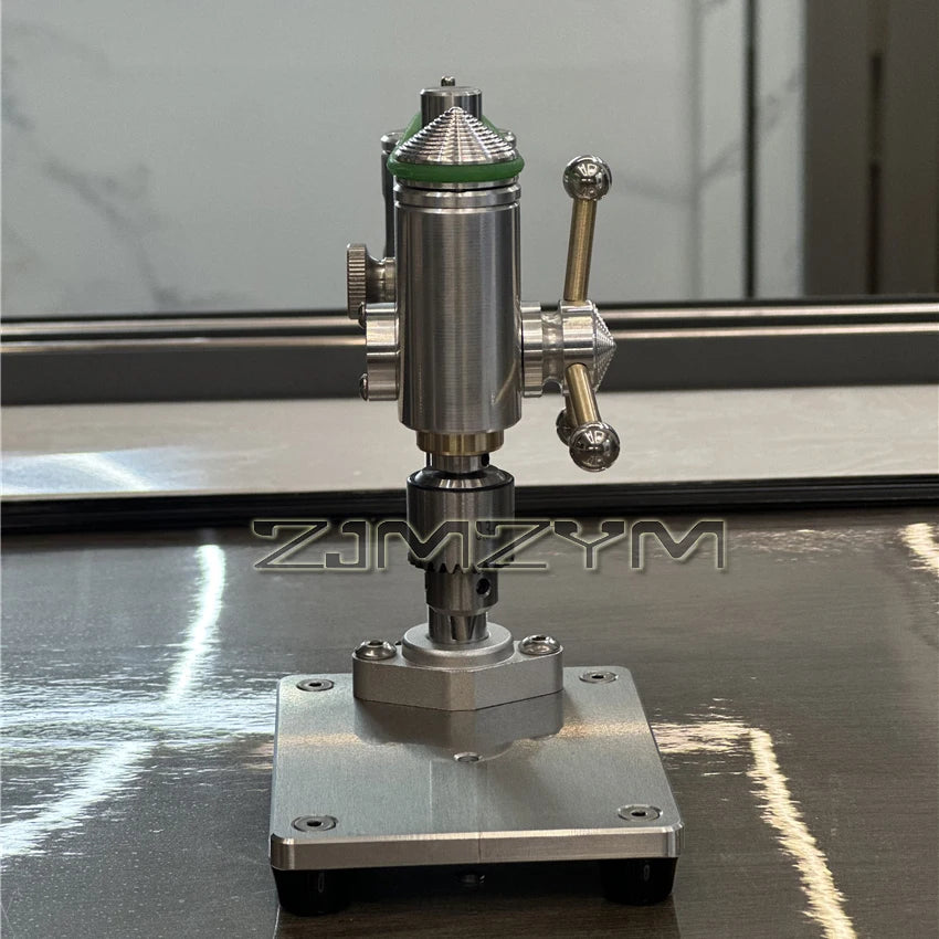 Mini drill press base and column