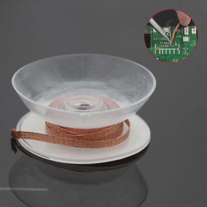 Desoldering braid lifting solder